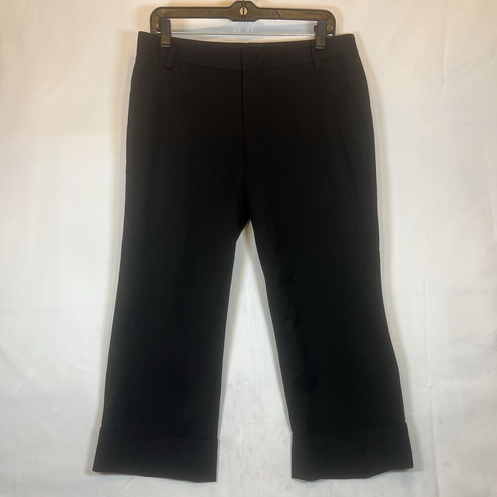 Banana Republic Women’s Pants Martin Black Wool Blend Stretch 25" Size 8